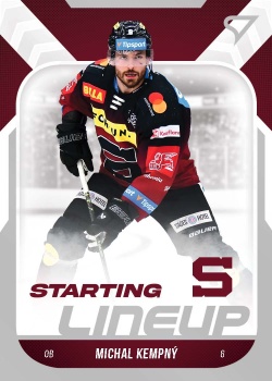 Michal Kempny Sparta Tipsport ELH 2022/23 SportZoo 2. serie Starting LINEUP #SL-09